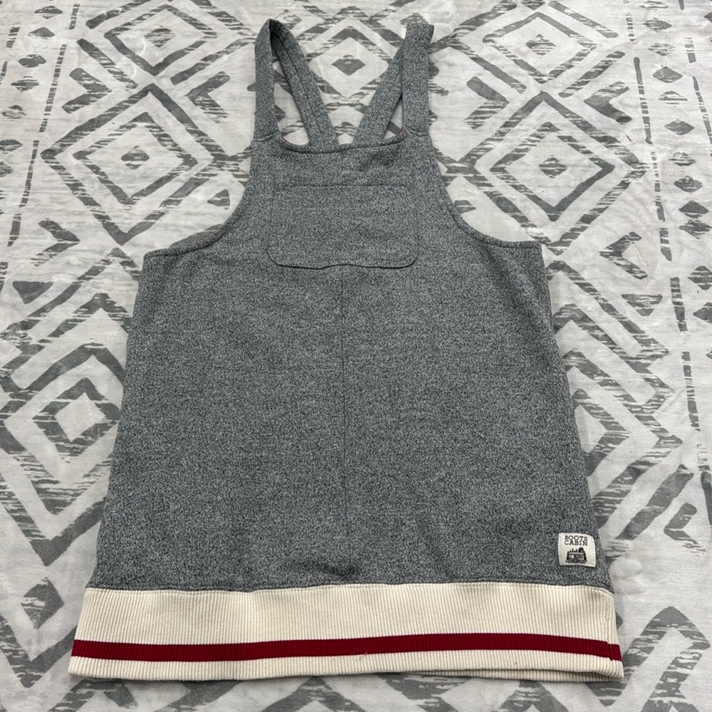 Roots Cabin salt and pepper jumper dress XL Girls